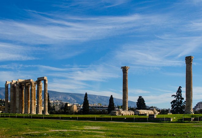 Atenas, templo de Zeus